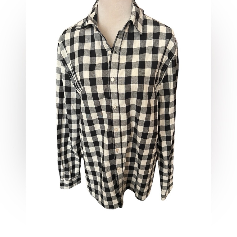 Threads 4 Thought men's long sleeve plaid shirt Size L